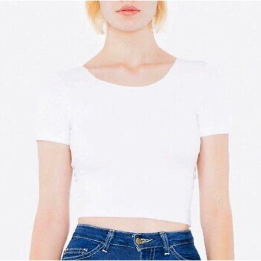 American Apparel Cotton Crop T-Shirt
